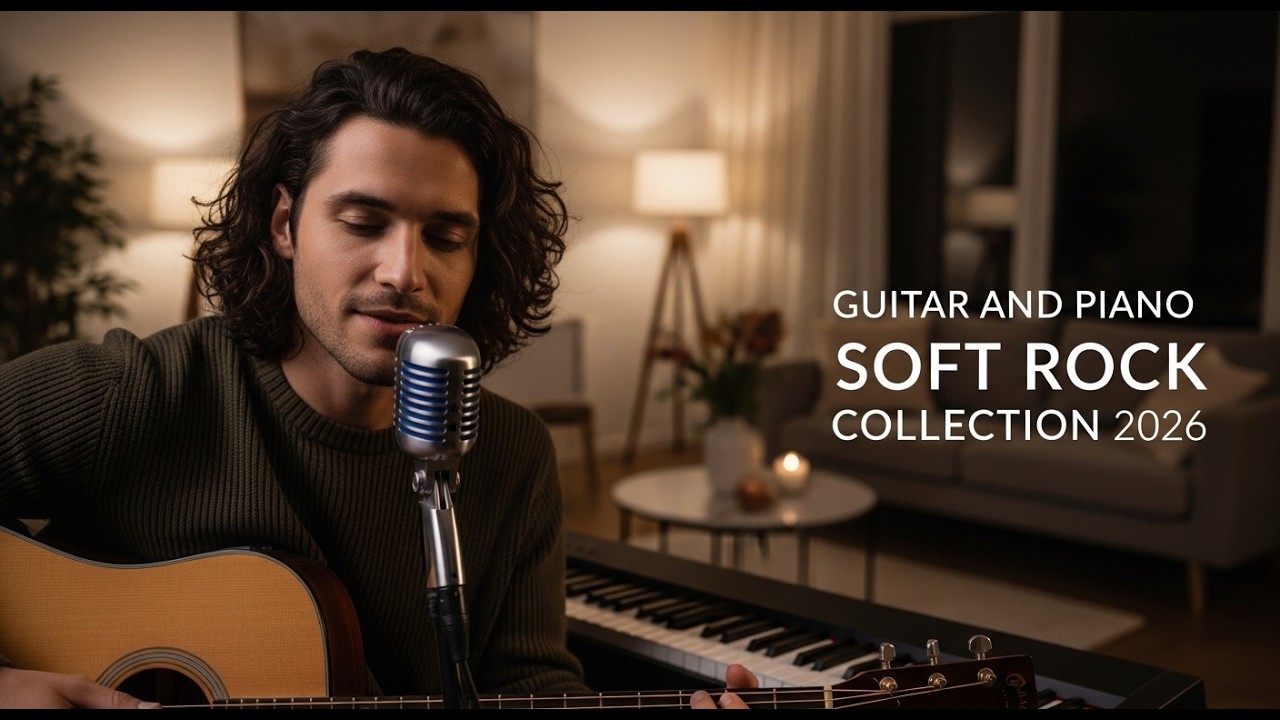 Guitar and Piano Soft Rock Collection 2026 – Peaceful Background Music for Home Relaxation