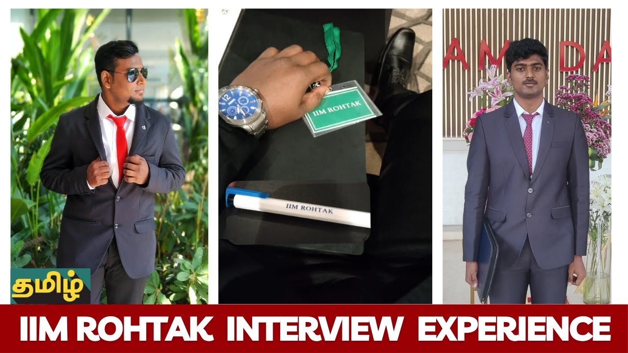 IIM ROHTAK INTERVIEW Experience in Tamil | Cat exam Tamil | IIM INTERVIEW Tamil