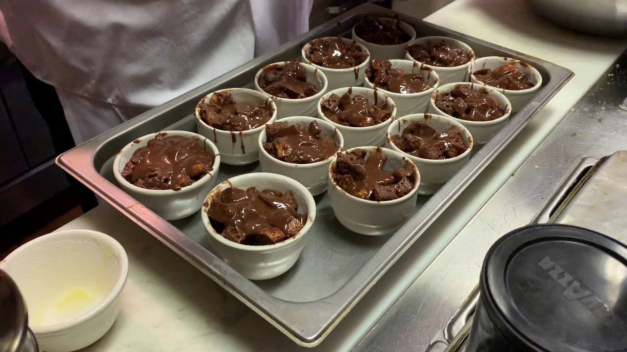 Espresso Dark Chocolate Bread Pudding