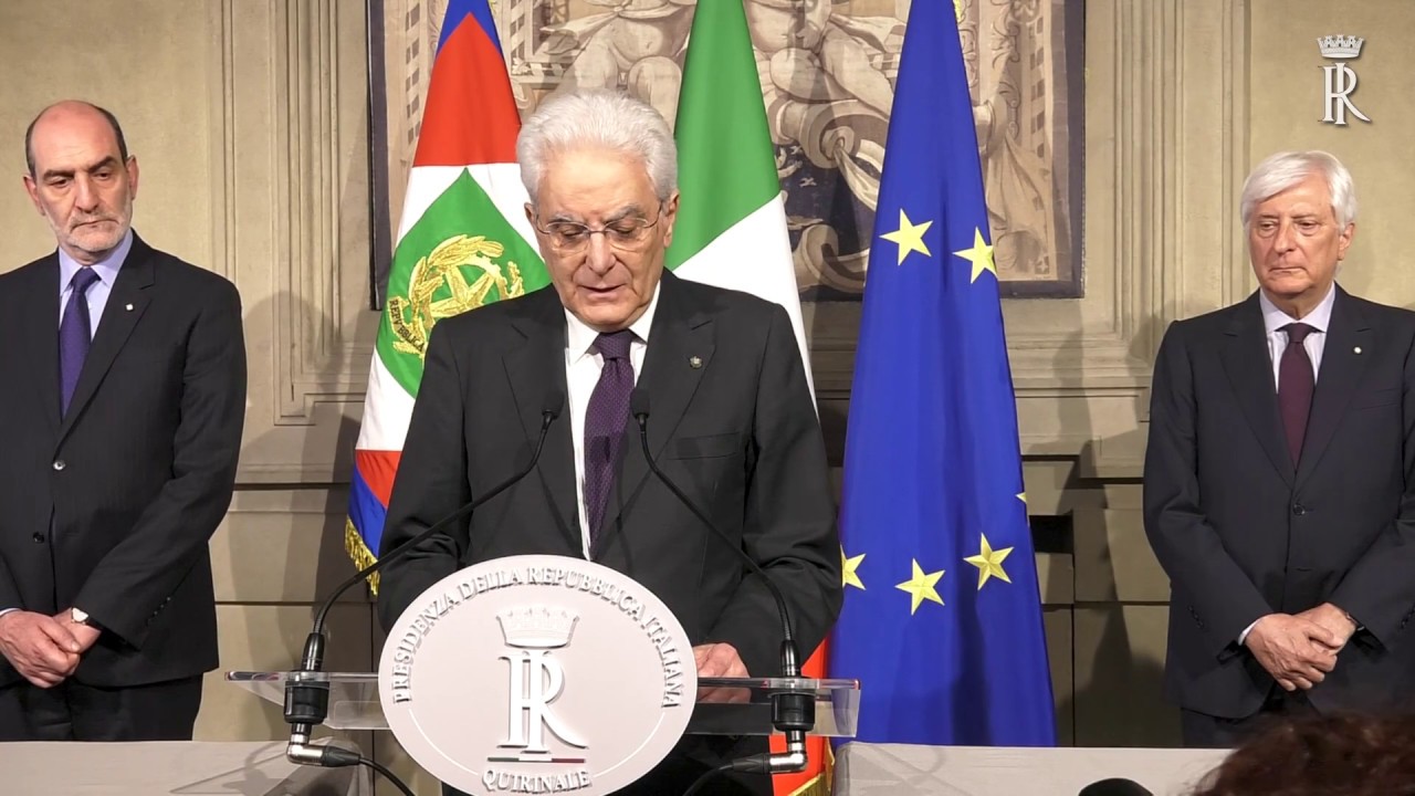 Dichiarazioni del Presidente Mattarella al termine delle consultazioni