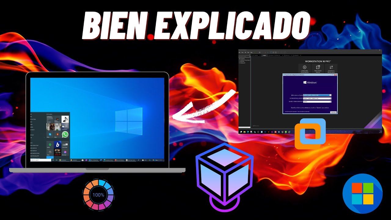 Crea Maquinas Virtuales Fácil y Rápido Con VMware | Instala Windows 10 Paso a Paso  🖥️