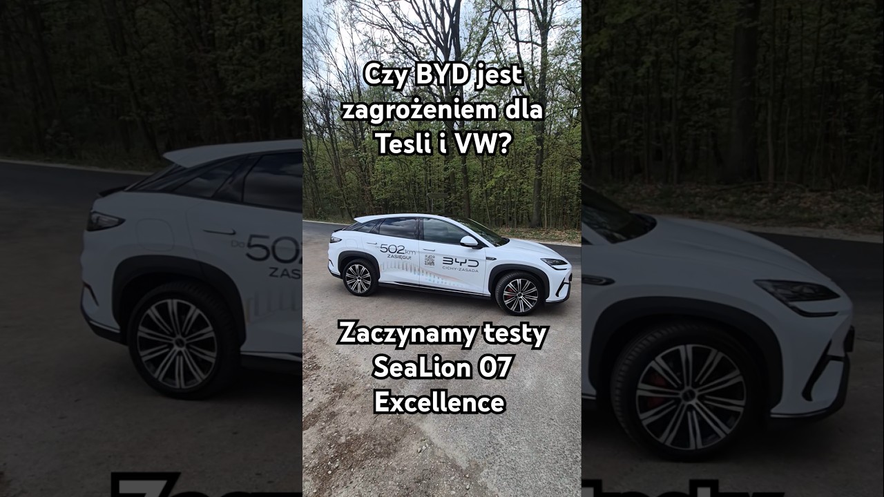 Czy Chiński Smok pożre Europejską motoryzację? Rozpoczynamy test BYD SeaLion 07 AWD.