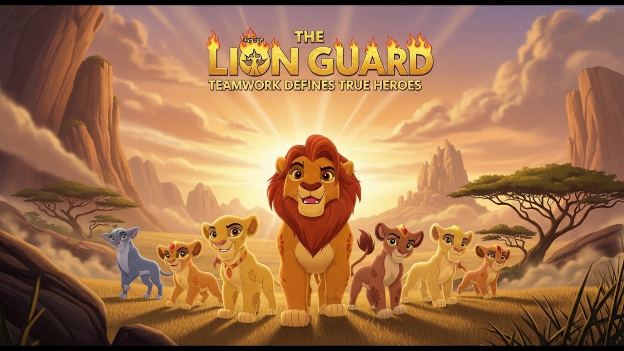 🦁✨ The Lion Guard: Teamwork Defines True Heroes 🛡️🔥