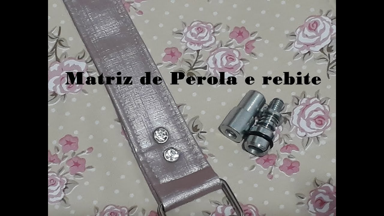 Como usar Rebite de strass e Rebite de Perola na mesma mMatriz