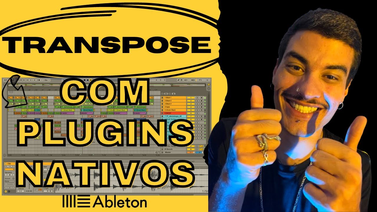 COMO FAZER TRANSPOSE / PITCHSHIFT NO ÁUDIO NO ABLETON LIVE