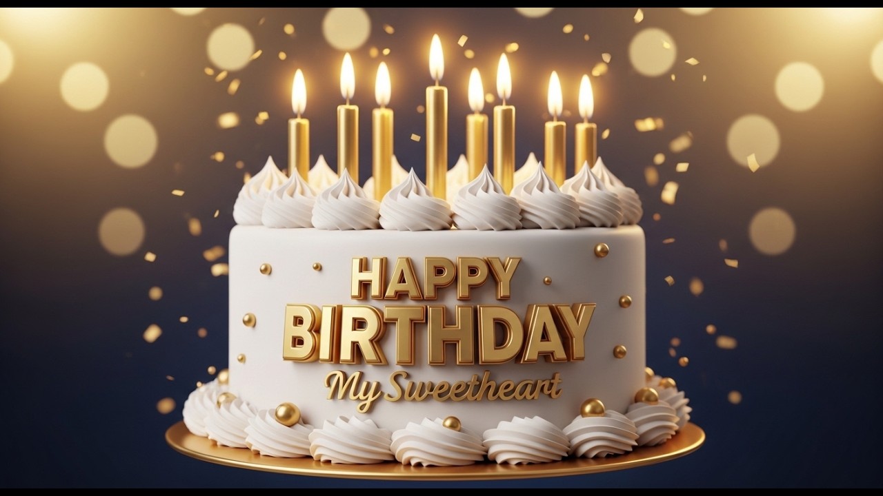 Happy Birthday My sweetHeart! 🎈 Best Wishes Video