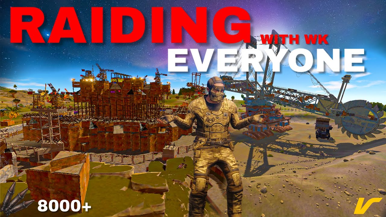 How WK RAIDED every team with 8000+ ROCKETS (Movie) - Rust | Vital EU Monthly
