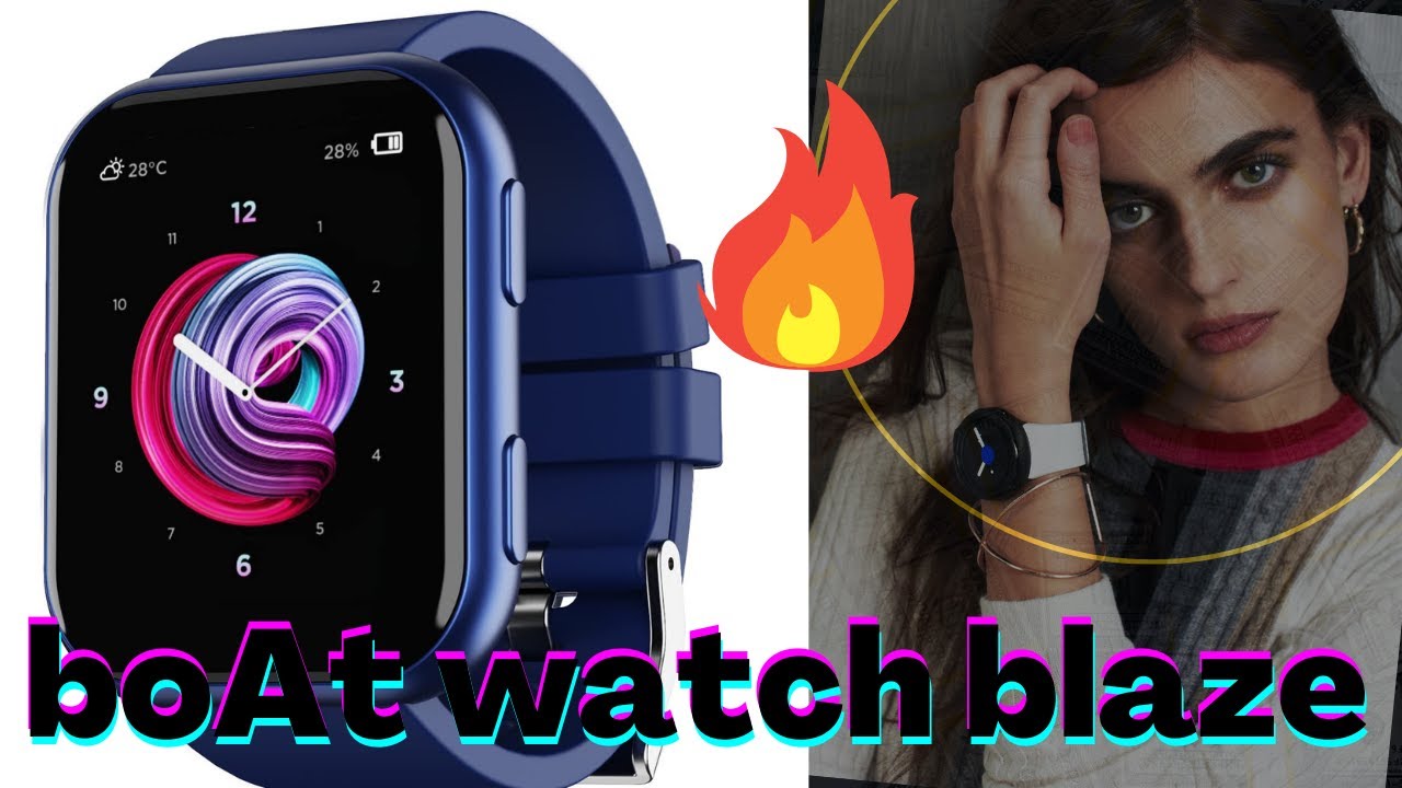 boAt blaze smart watch with 1.75 inch hd display ✨ full review and details