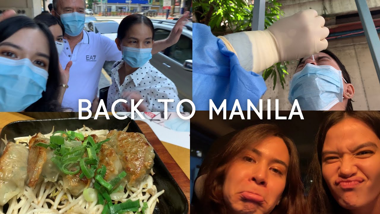 VLOG: back to Manila, swab test, & preparing for a trip | Katia Battistini