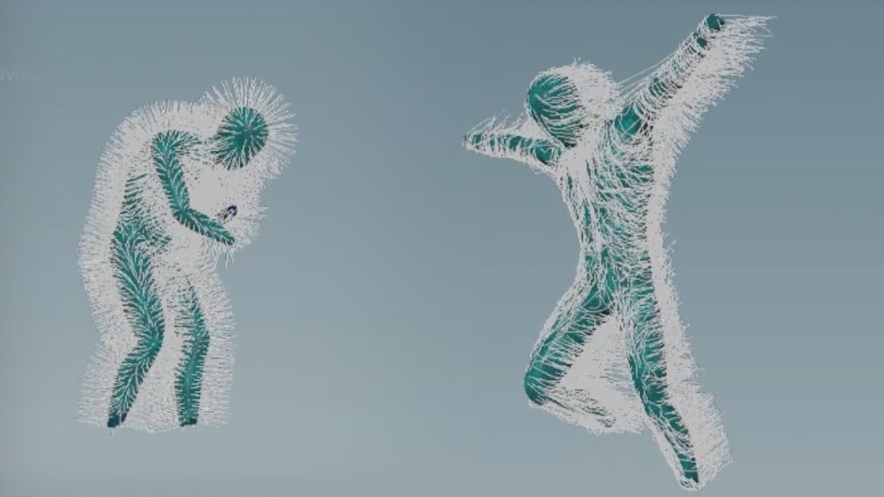 Hair on moving character with Houdini | FREE TUTORIAL