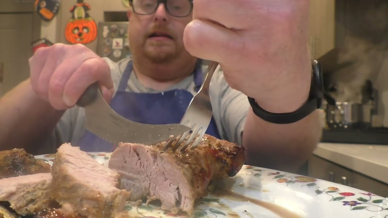Tank Cooks Pork Tenderloin in Air Fryer