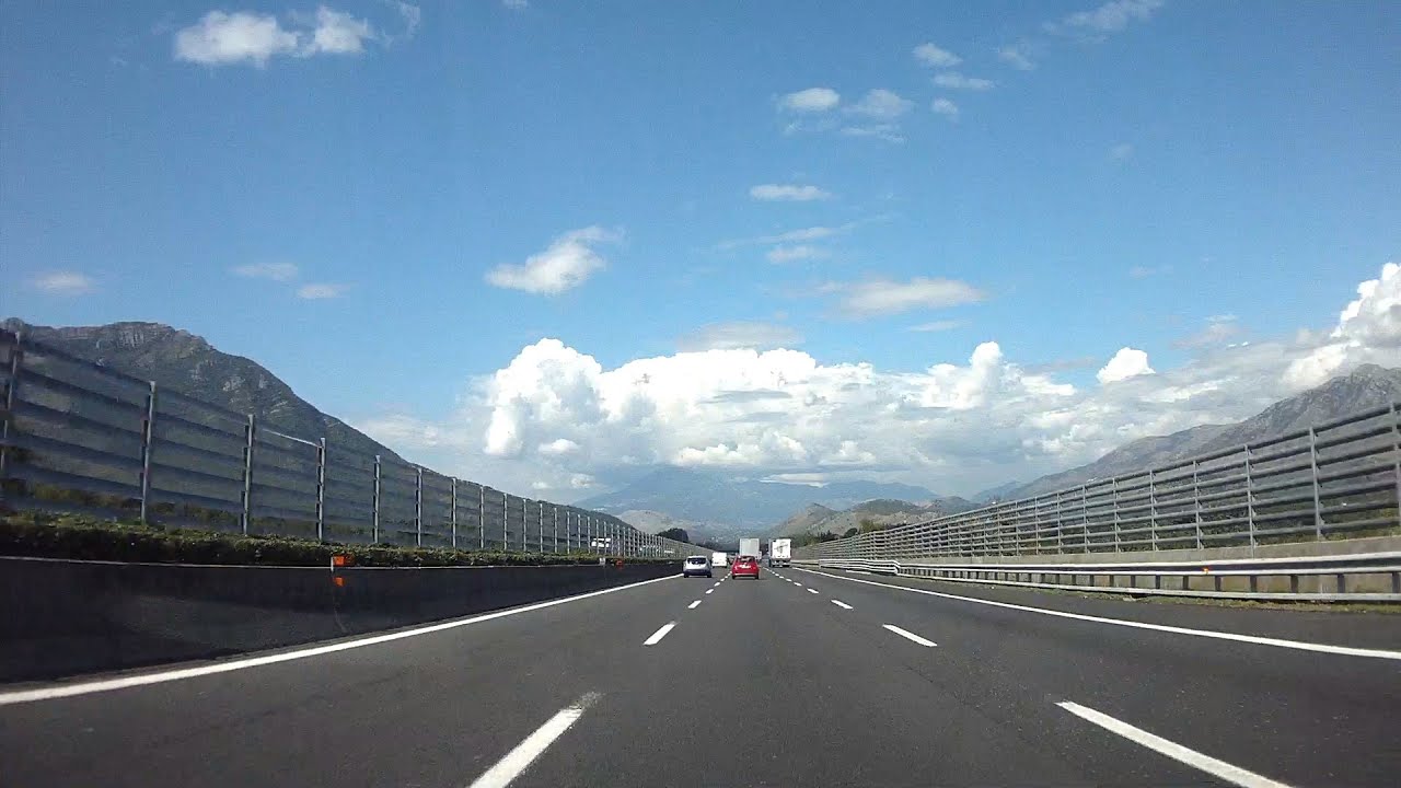 Italy: A1 Caserta - Cassino (Autostrada del Sole)