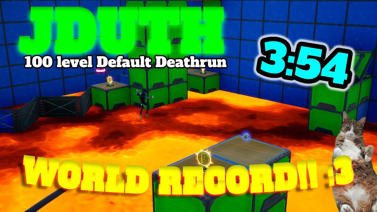 3:54  WORLD RECORD!! ~ JDuth 100 Level Deathrun :3