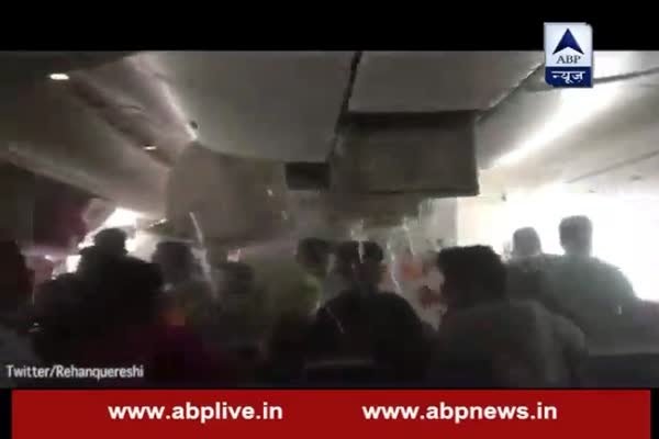 Inside video of Emirates' Boeing 777 that crash-landed at Dubai International Airport