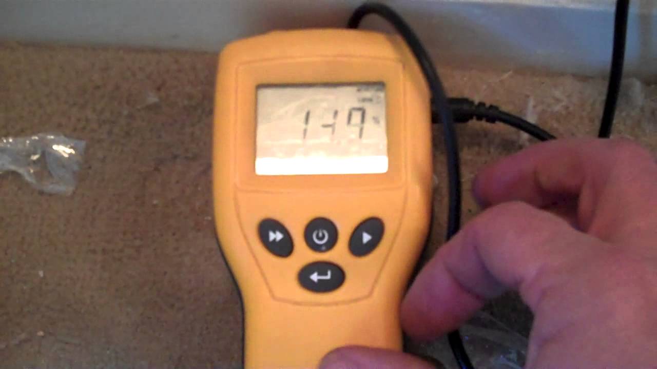 How to use a damp meter properly