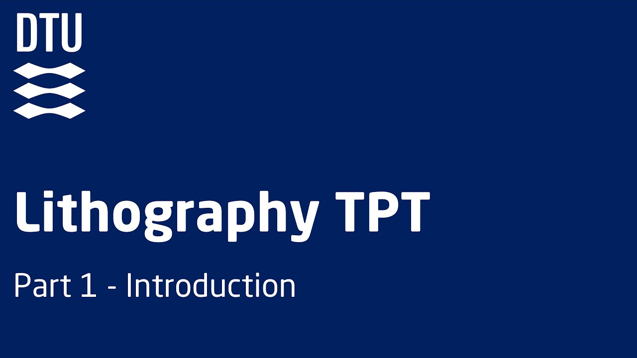 Lithography tool package training 1 – Introduction