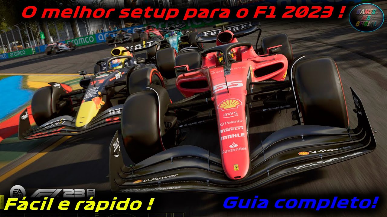 Qual o melhor setup para o F1 2023 ? Guia completo: Rápido, fácil e simples. Setup Guide F1 2023