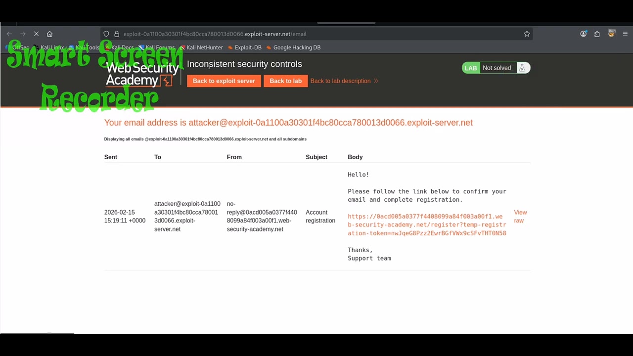 Inconsistent Security Control