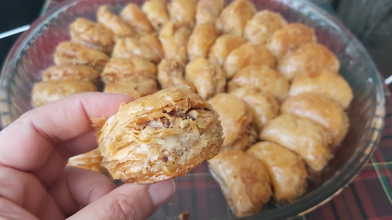📣TEK BEZE İLE 40 KAT DİLBER DUDAĞI BAKLAVA👌OKLAVASIZ‼Tüm püf noktalarını anlattım👌