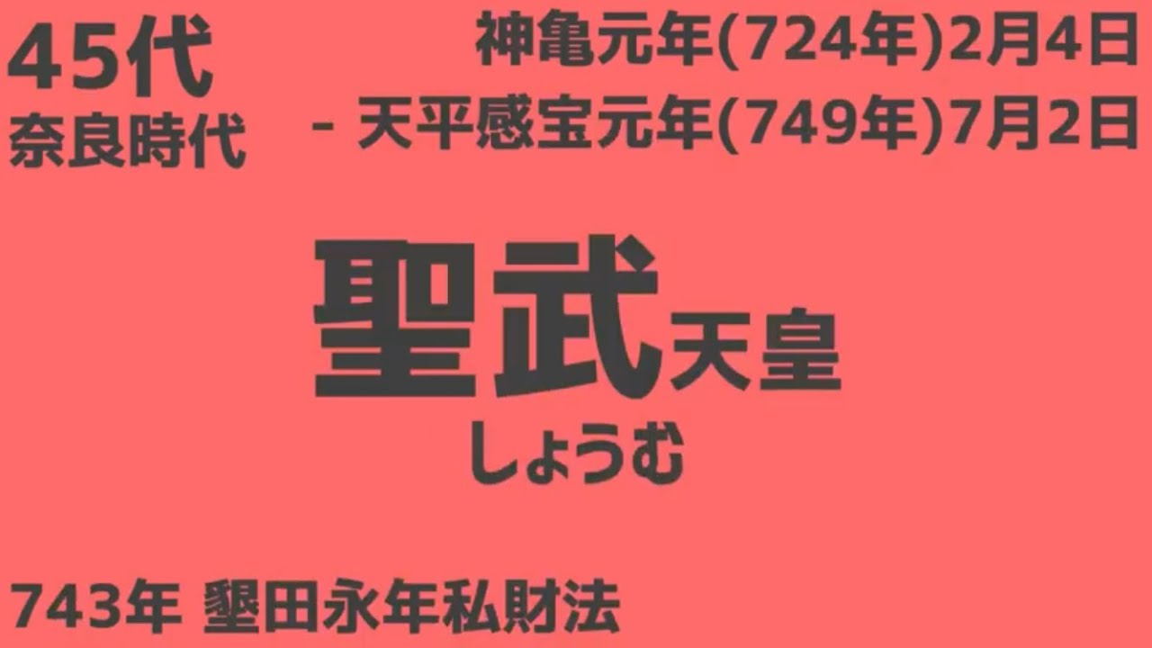 エイリアンエイリアン曲で歴代天皇歌ってみた1時間耐久