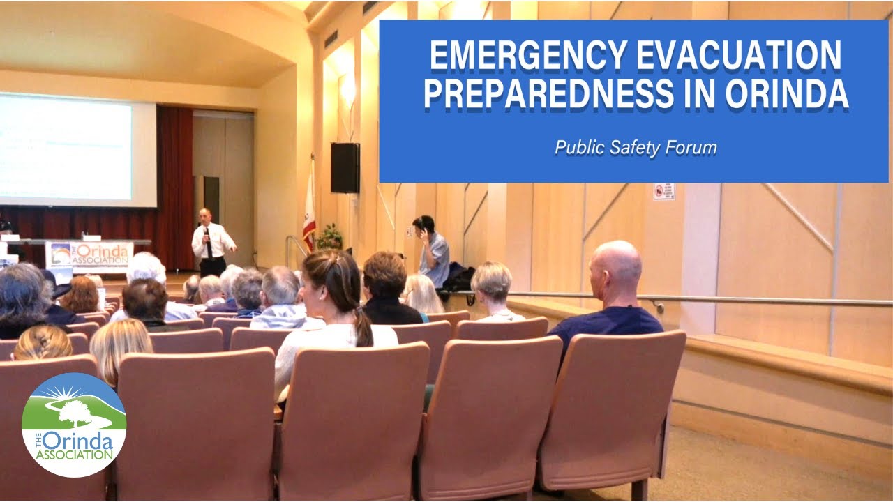 Emergency Evacuation Preparedness in Orinda - 2019
