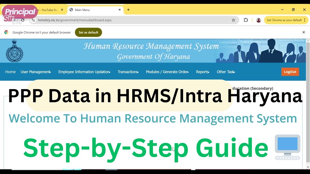 ✅ How to Verify, Map, and Submit PPP Data in HRMS/Intra Haryana 🖥️ | Step-by-Step Guide