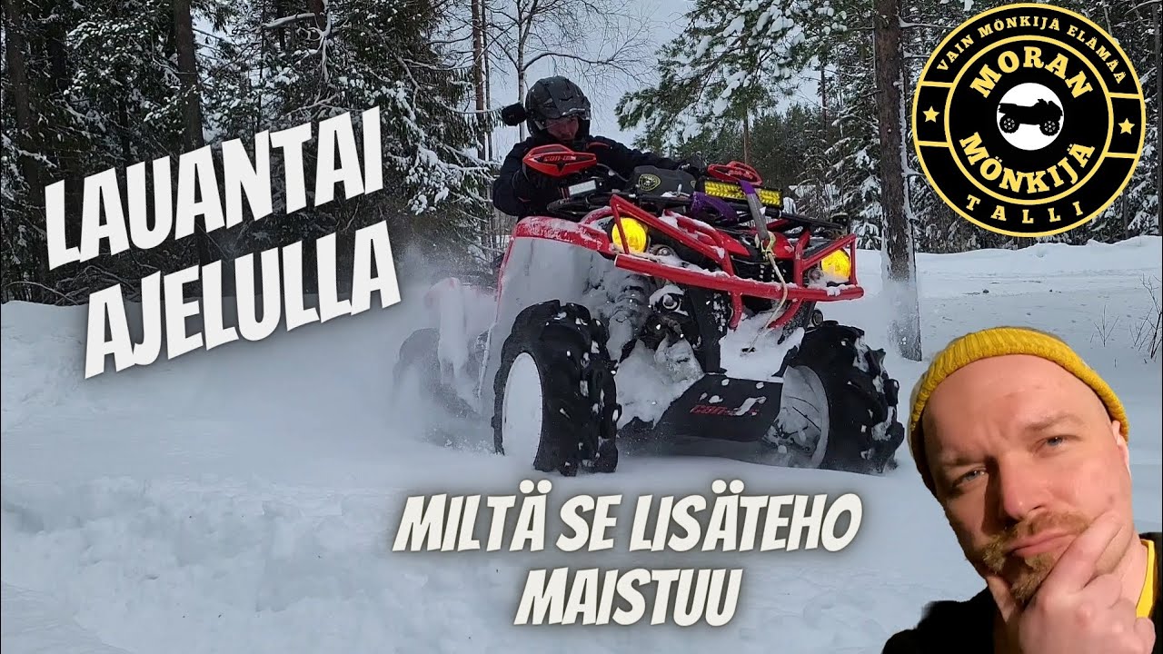 Can Am Outlander 650 ajelua lumessa | Vain Mönkijä Elämää osa 62