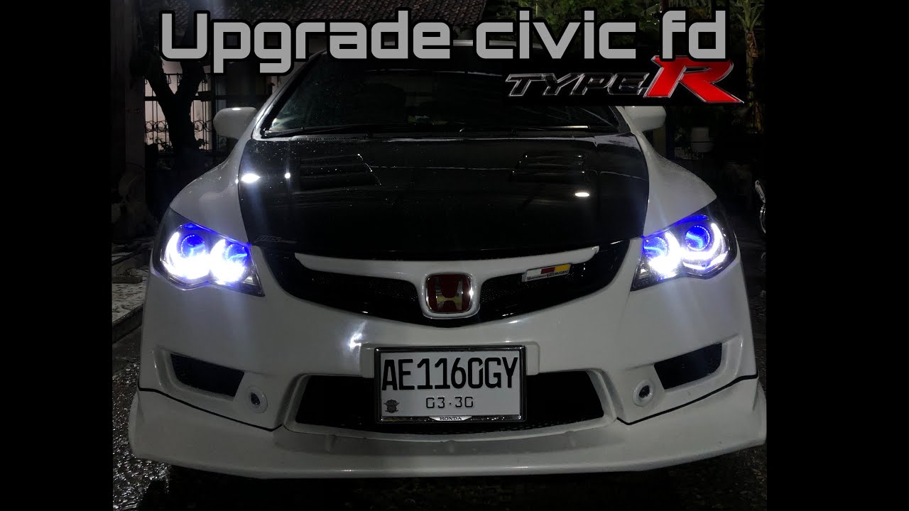 Upgrade modifikasi civic fd to Type R part1