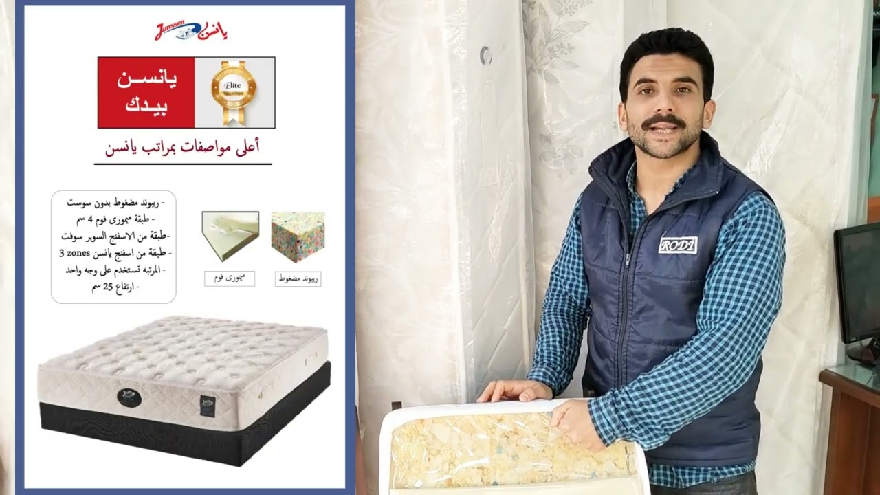 الفيديو الأهم والأشمل-لو عايز تشترى مراتب يانسن ومش عارف تبدأ منين-مش هتحتاج هتسأل تانى بعد الفيديو