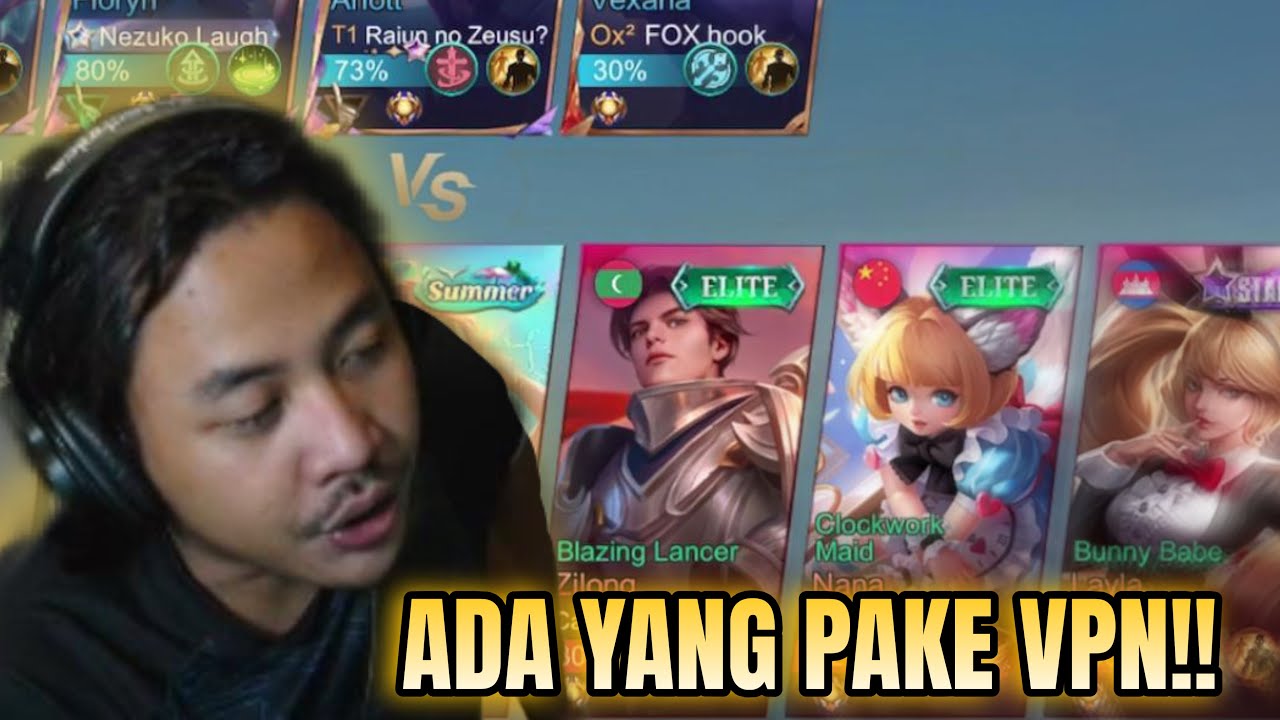 GUE NYASAR KE SERVER MANA INI WOII?! - PING BERAT TEAMNYA JUGA BERAT WKWK - Mobile Legends