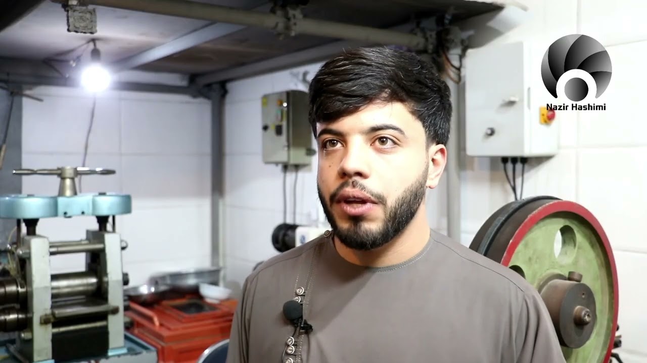 کارگاه ساخت و ترمیم انواع زیورآلات از طلا در ولایت هرات! #نذیر_هاشمی 