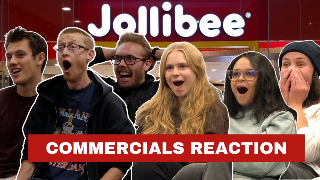 Canadians React to Jollibee Commercials!