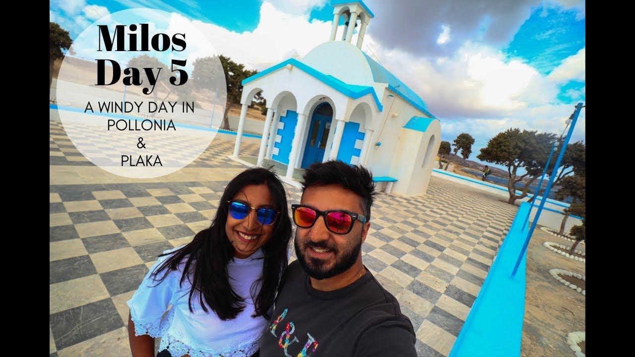 Milos, Greece - Day 5 (A very windy day in Pollonia and Plaka!)