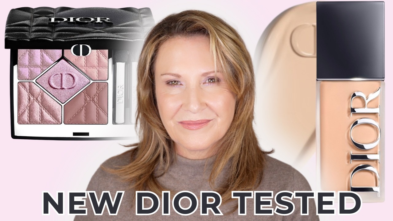 Обзор новой матовой тональной основы Dior Forever Skin Wear и теней для век Cannage Rose Moiré | ...