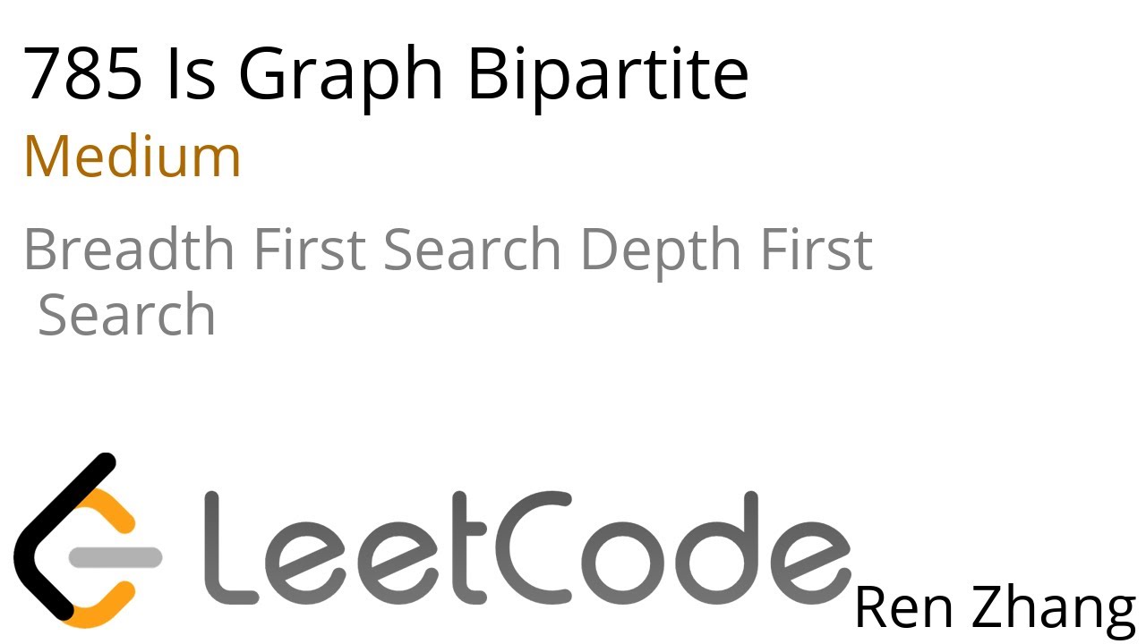 Leetcode 785 Is Graph Bipartite