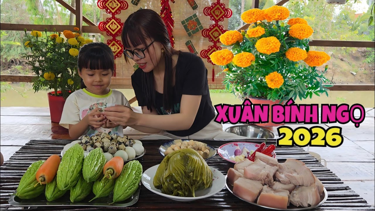 Ấm Áp Bữa Cơm Ngày Tết: THỊT KHO RỆU & KHỔ QUA HẦM...| ONMT #Tập 204