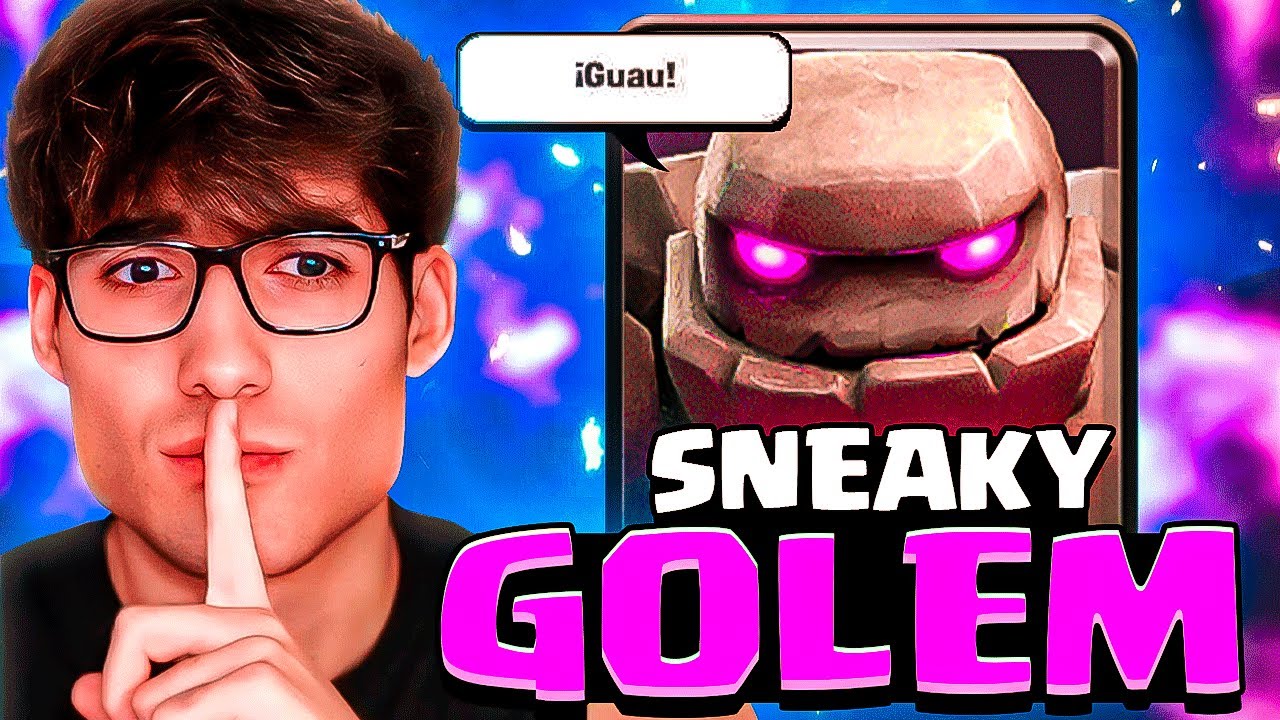 🥶JUGUÉ SNEAKY GOLEM EN CLASH ROYALE Y ESTE FUE EL RESULTADO
