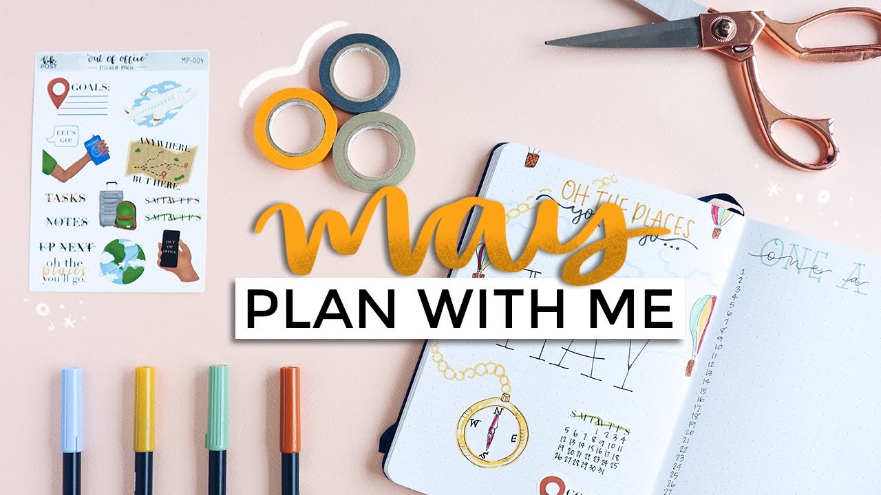 PLAN WITH ME | May Monthly Spread!