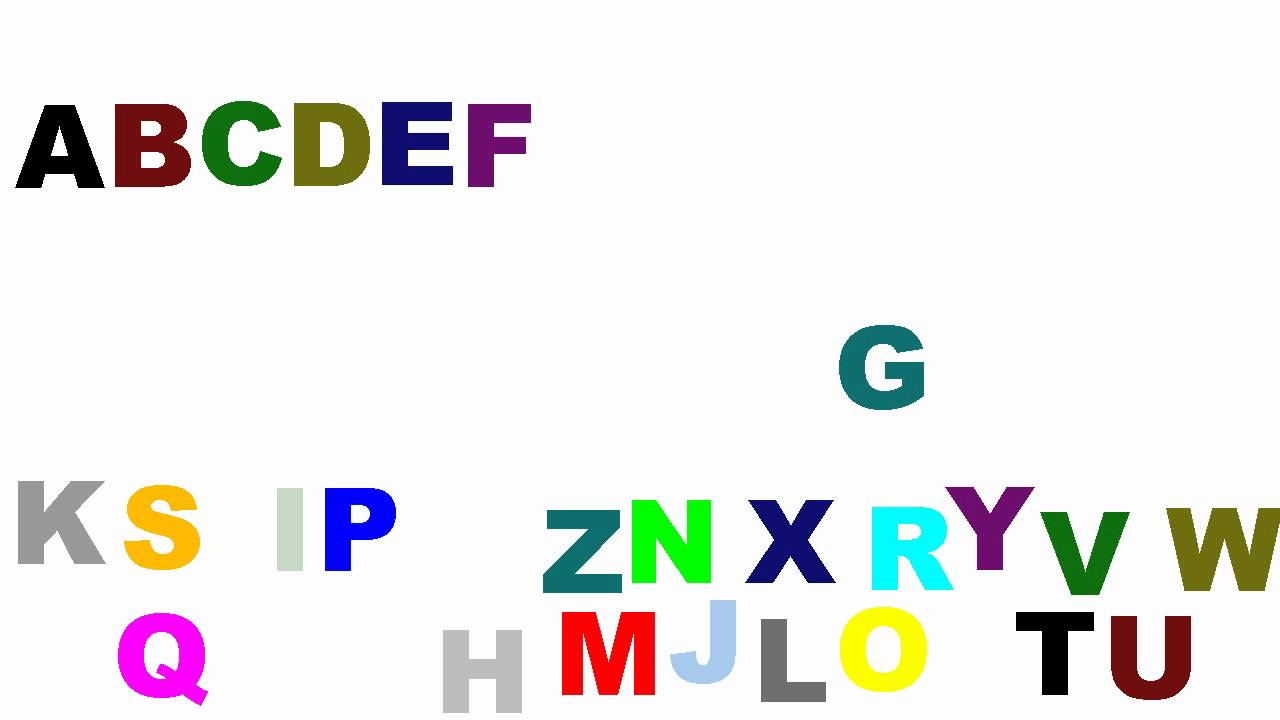 ABC 歌 (大寫) ABC Song (Capital letters)