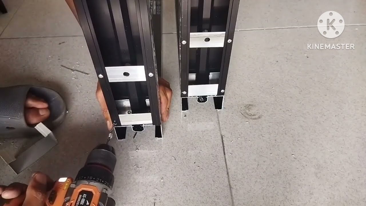cara membuat kusen kaca mati... bagaimana cara membuat kusen aluminium