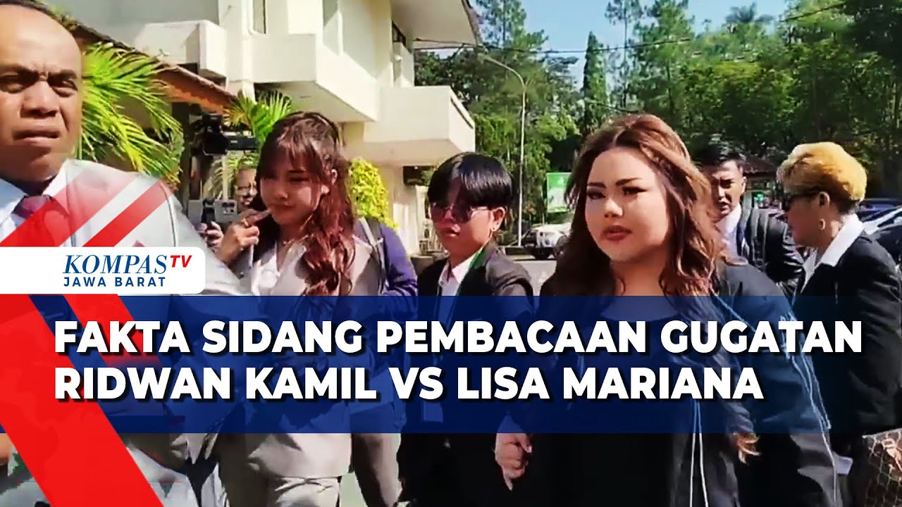 Fakta Terbaru Sidang Pembacaan Gugatan Ridwan Kamil Vs Lisa Mariana di PN Bandung