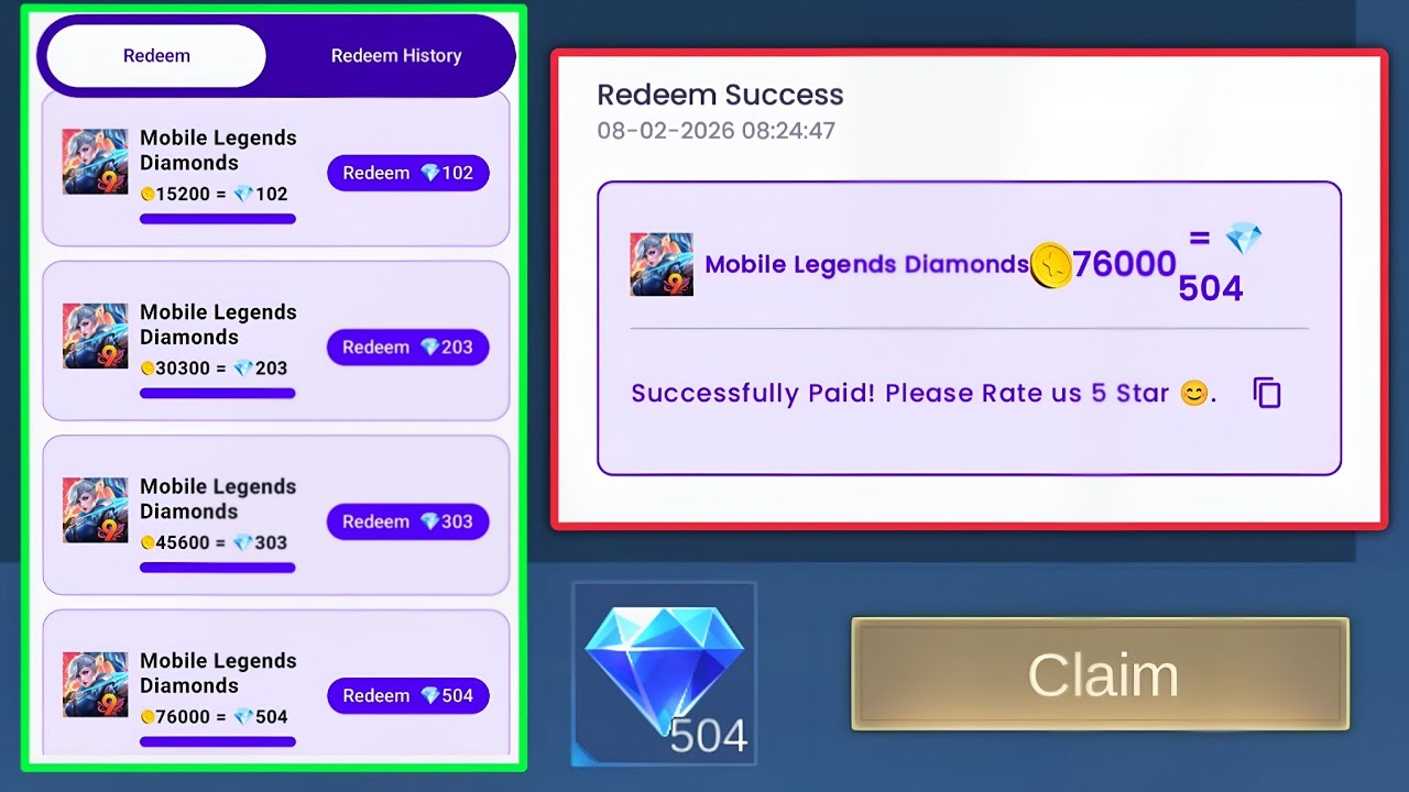 NEW APP GIVES FREE 504 DIAMONDS IN MOBILE LEGENDS! (STEP-BY-STEP GUIDE)