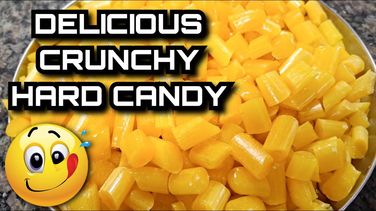 How To Make Homemade Hard Candy. Rock Candy #crunchy