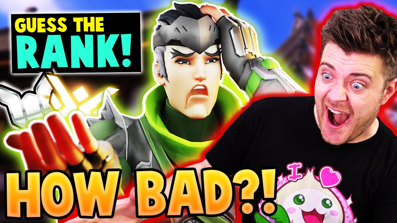 Overwatch GUESS THE RANK! This Genji Can’t be MASTER?!