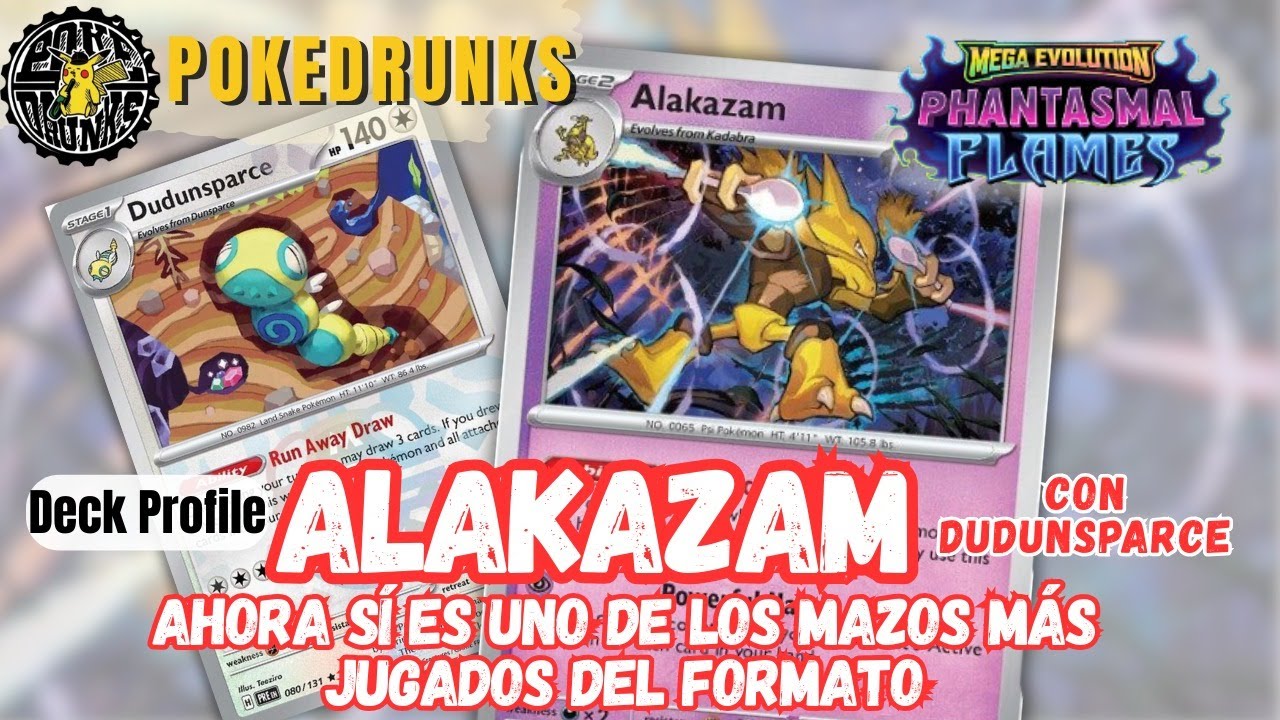Pokemon TCG Phantasmal Alakazam Deck Profile | El mejor mazo de un premio