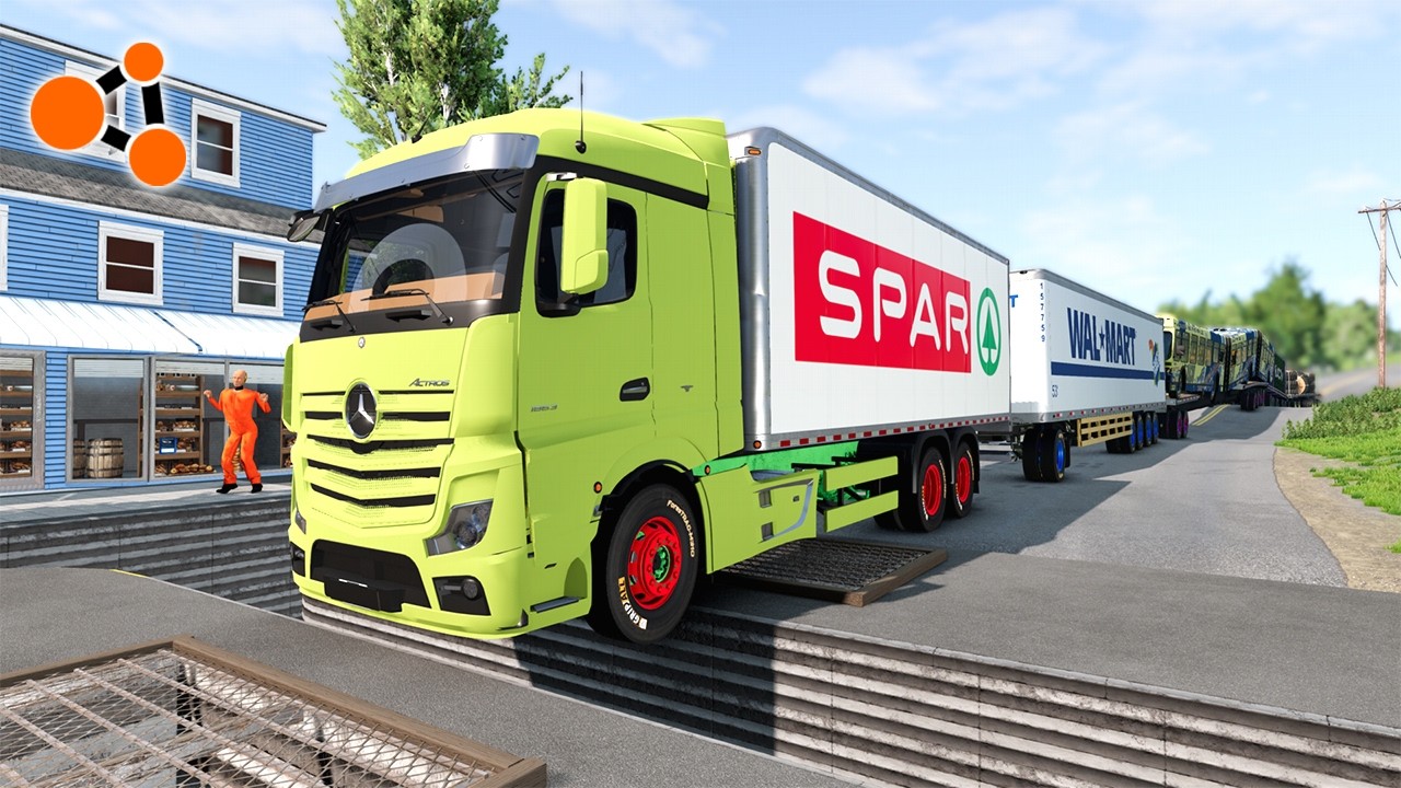 Trucks VS Road Challenge #39 🚚 BeamNG.drive | Beamng Crashes TV