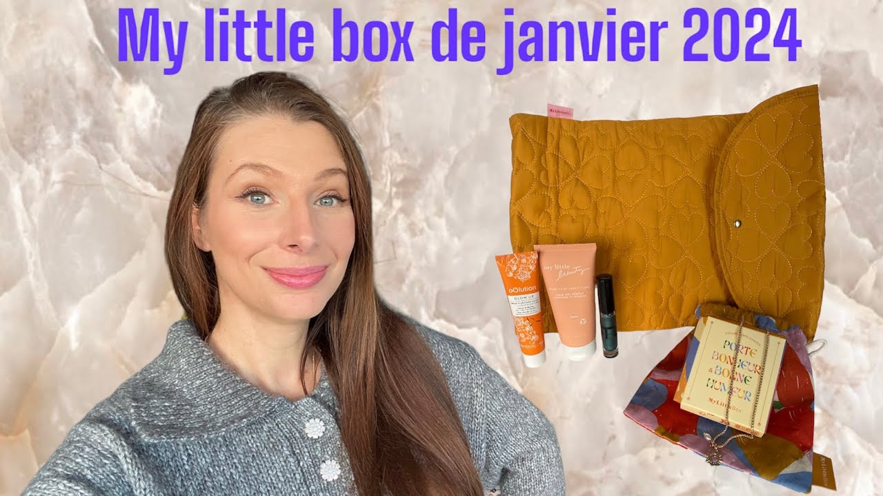 Unboxing My Little box de janvier 2024 Jour de chance : crème Oolution, Ombres à paupières Last, dé?
