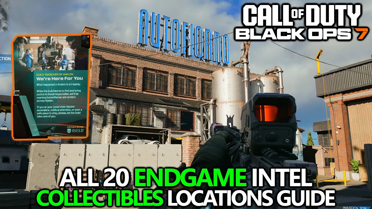 COD Black Ops 7 - All 20 Endgame Intel Collectibles (Co-op Campaign Endgame)