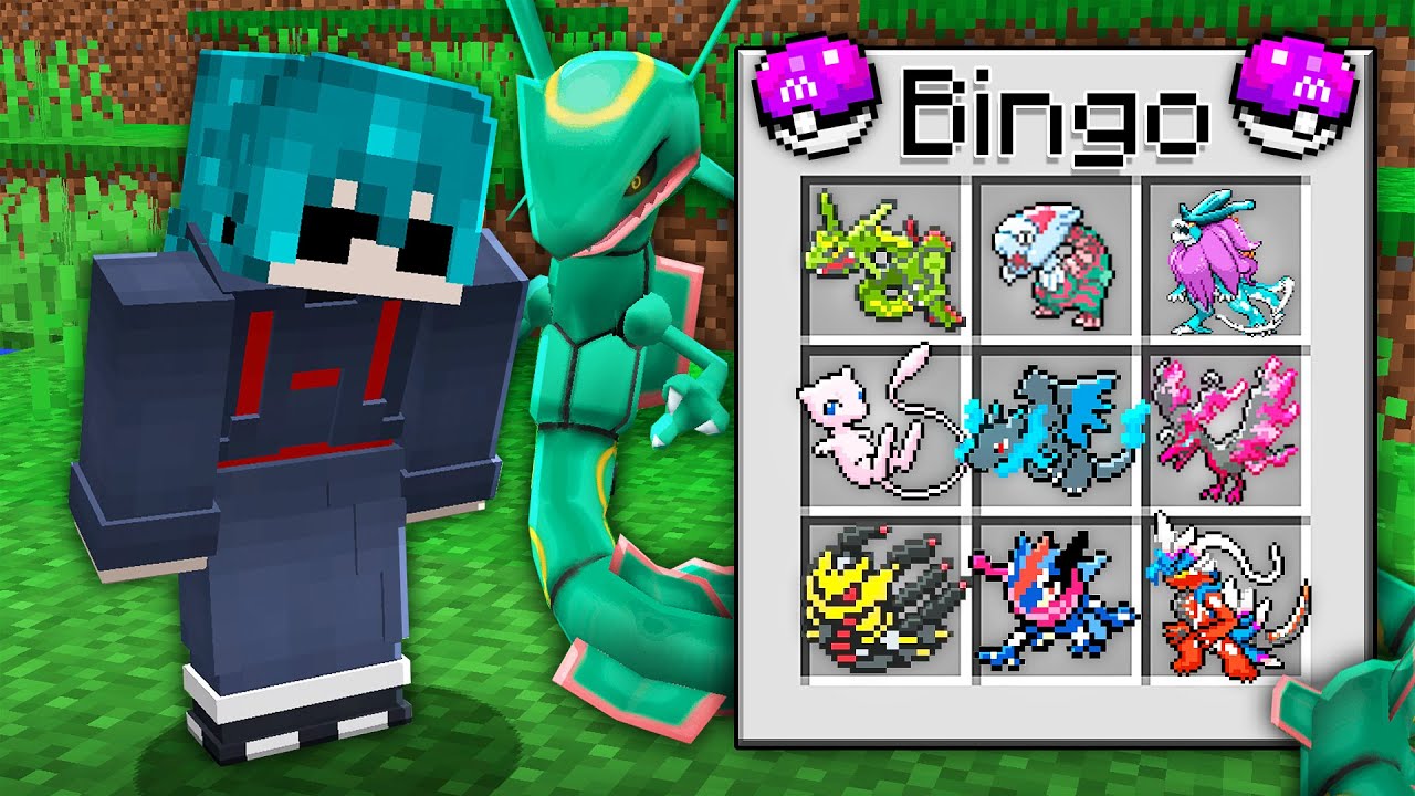 Eu Criei um BINGO POKÉMON no Minecraft Pixelmon