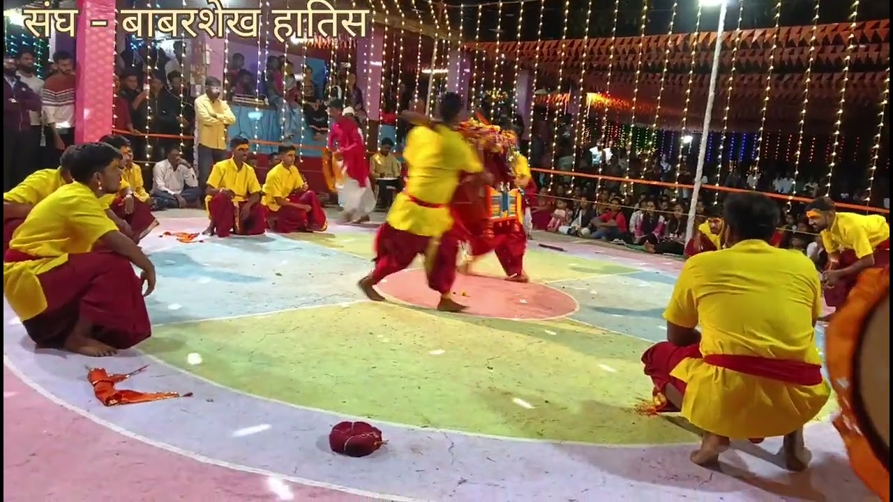 पालखी नृत्य स्पर्धा सन-२०२५ रत्नागिरी (तोणदे)| संघ - बाबरशेख हातिस | PALKHI UTSAV 2k25